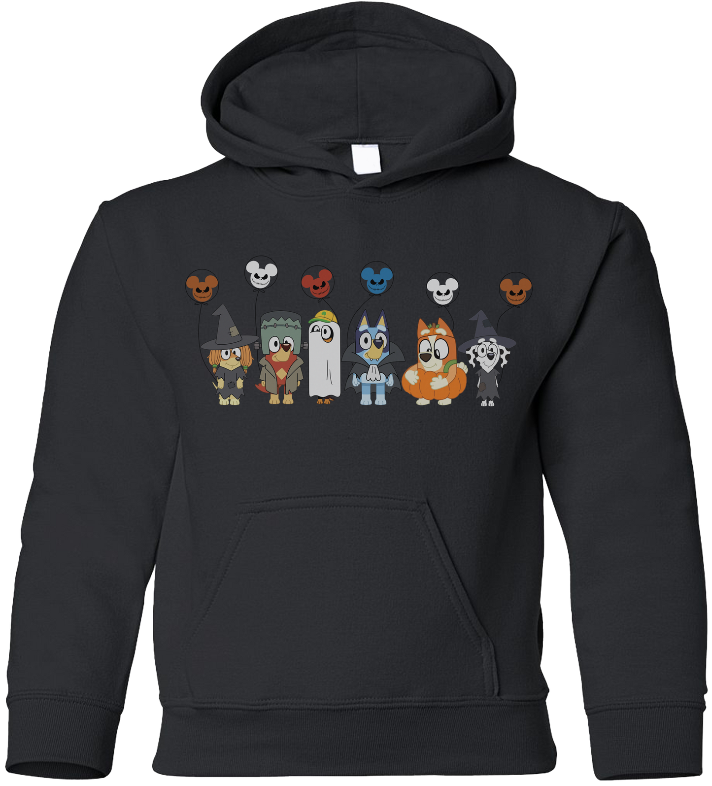 Bluey Halloween Hoodie Youth